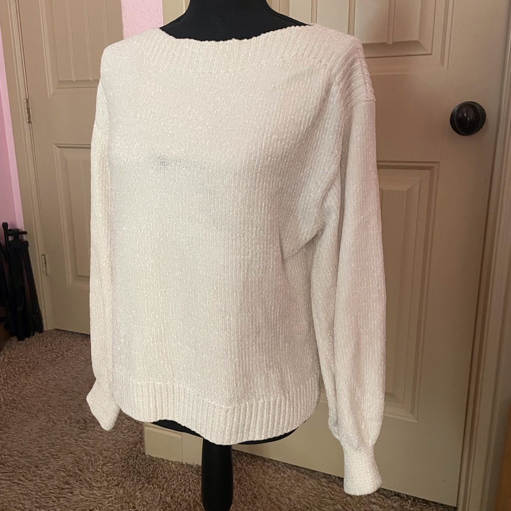 Tommy Bahama White Sweater size Petite Small